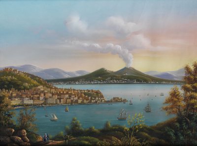 View of Naples by Enrico La Pira
